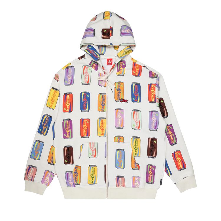 Icecream 6 Pack Hoodie Whisper White