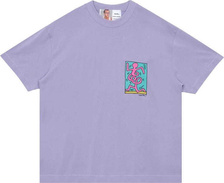 Jungles x Keith Haring Pink Man Tee Purple