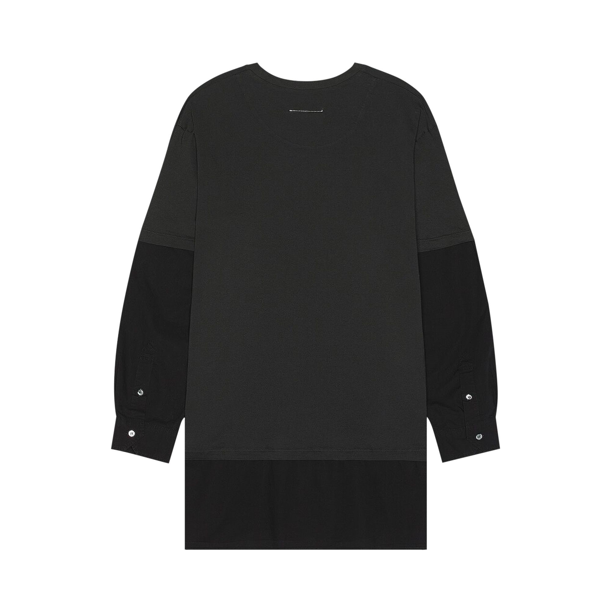 Buy MM6 Maison Margiela Layered Long-Sleeve T-Shirt 'Black