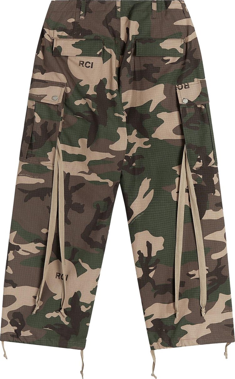 Reese Cooper Ripstop Wide Leg Cargo Pant Camo