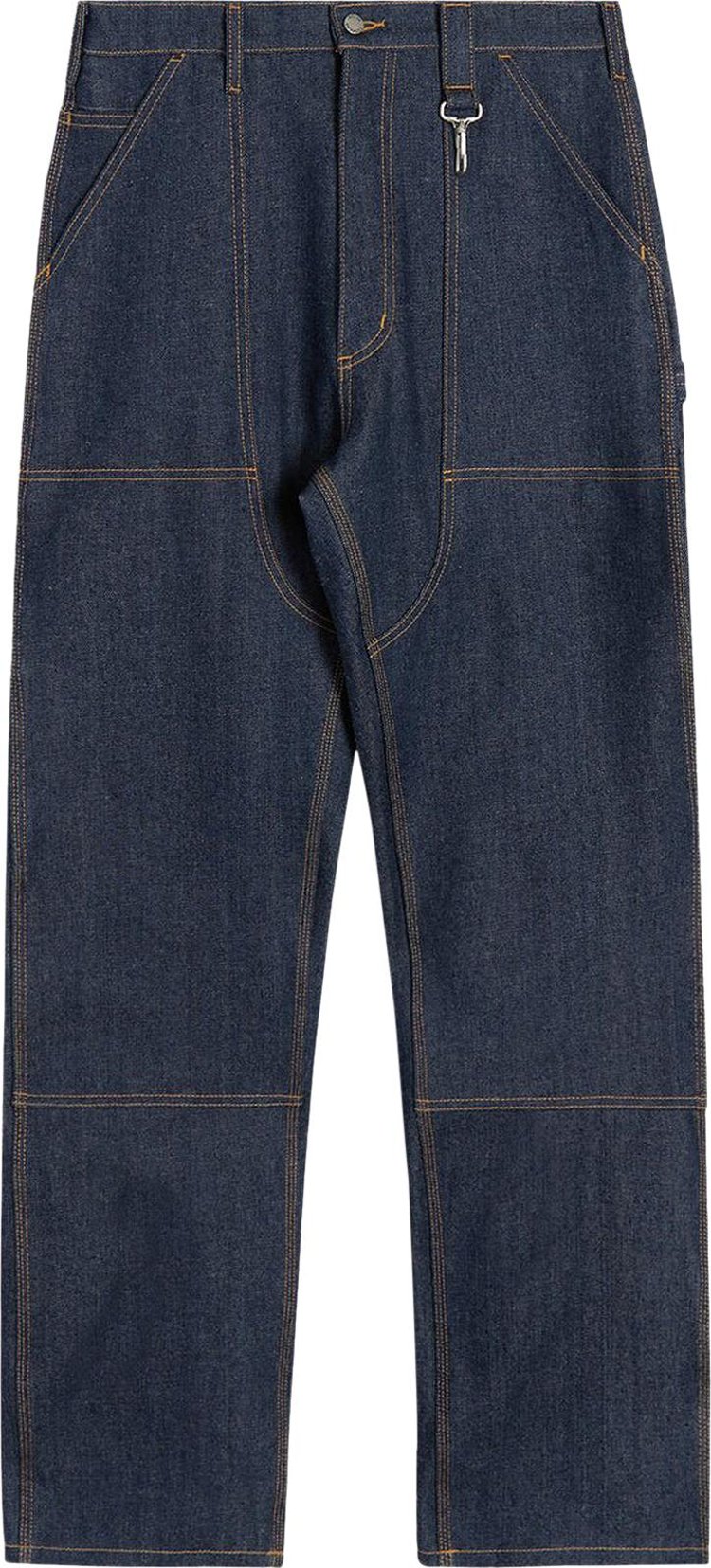 Reese Cooper Raw Denim Double Knee Pant 'Raw Indigo'