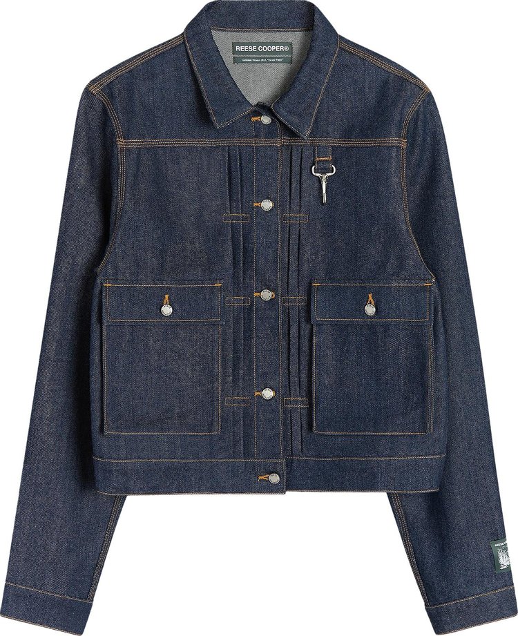 Reese Cooper Raw Denim Trucker Jacket Raw Indigo