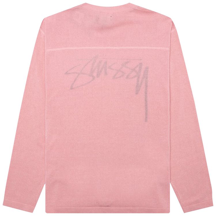 Stussy Football Sweater Pink
