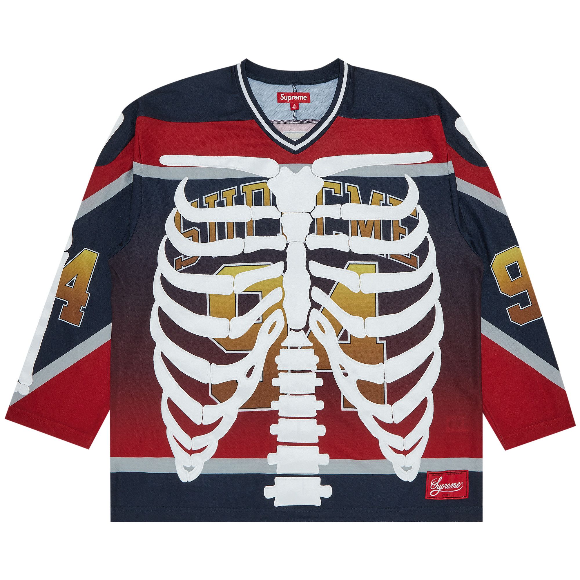 Buy Supreme Bones Hockey Jersey 'Multicolor' - FW23KN29 MULTICOLOR | GOAT