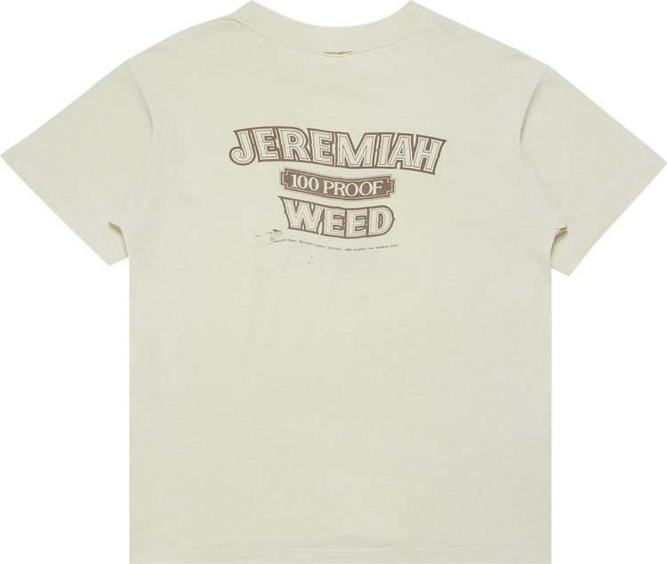 Vintage Jeremiah Weed T Shirt Faded Brown