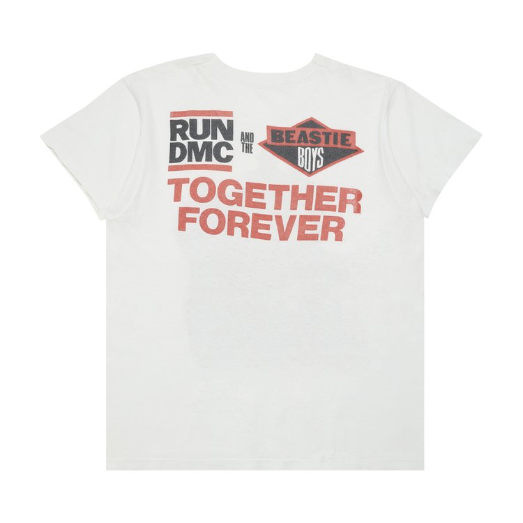 Vintage Run DMC  Beastie Boys Together Forever T Shirt White