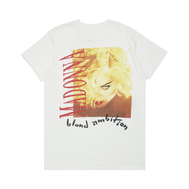 Vintage Madonna Blond Ambition World Tour T-Shirt 'White'