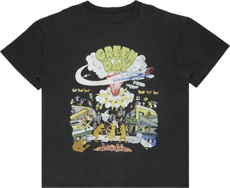 Buy Vintage Green Day Dookie T-Shirt 'Black' - 2903 119940103VGDD BLAC ...
