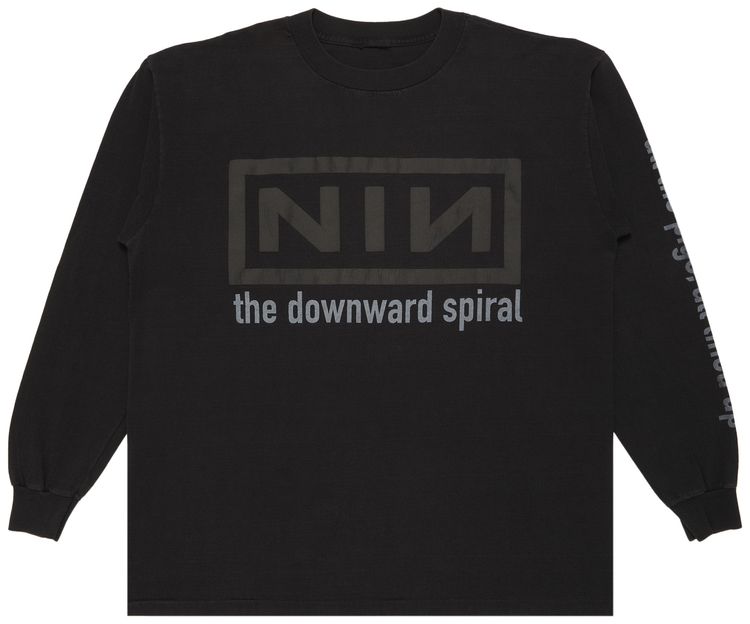 Vintage Nine Inch Nails All The Pigs T Shirt Faded Black