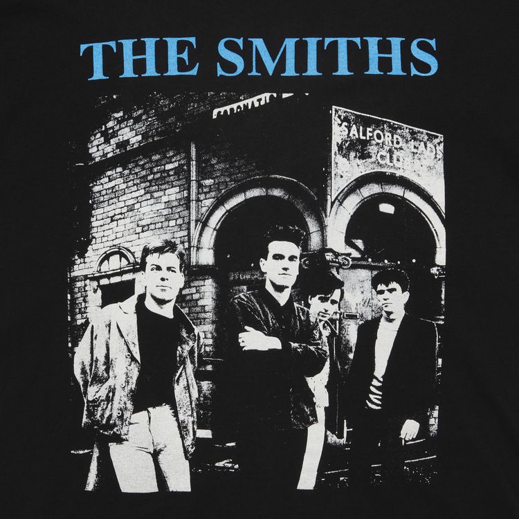 Vintage The Smiths Salford Lads Club T Shirt Black