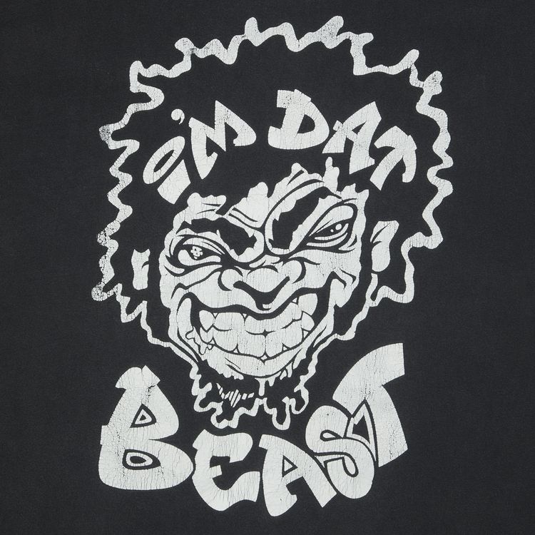 Vintage Im Dat Beast T Shirt Faded Black