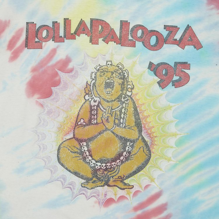 Vintage Lollapalooza Buddah T Shirt MulticolorTie Dye