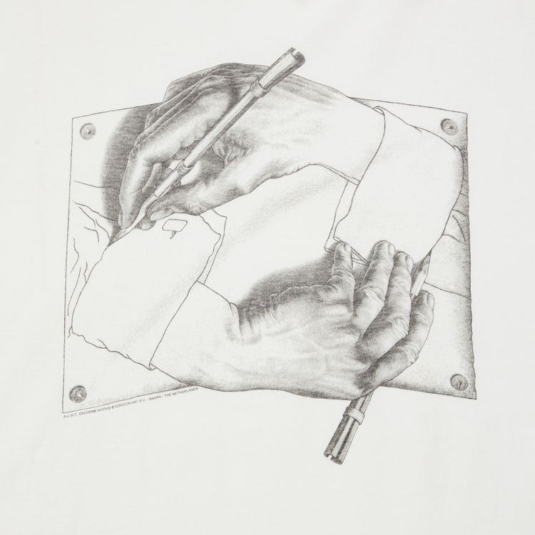Vintage MC Escher T Shirt White