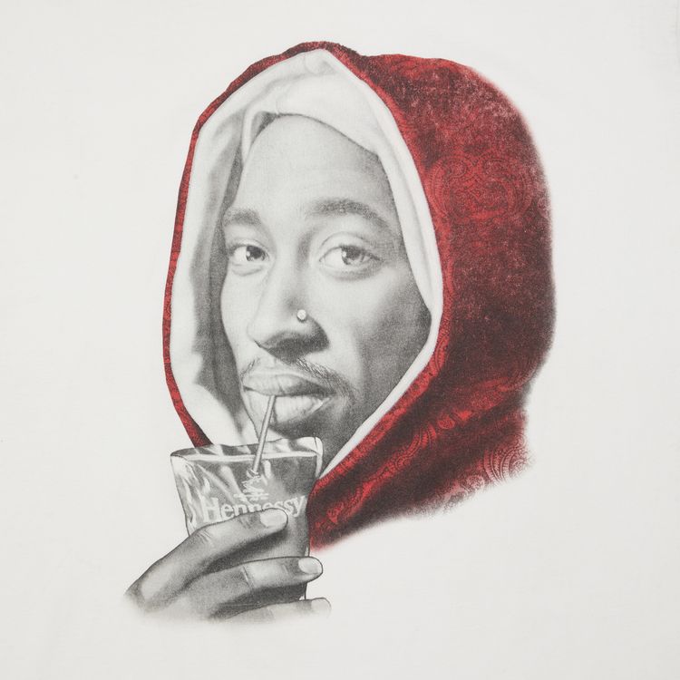 Vintage Tupac Hennessey T Shirt White