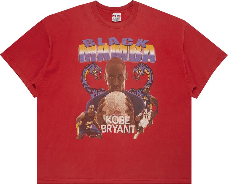 Kobe Bryant Black Mamba T-Shirt 'Red'