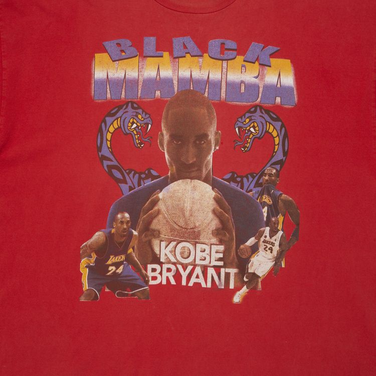 Kobe Bryant Black Mamba T Shirt Red