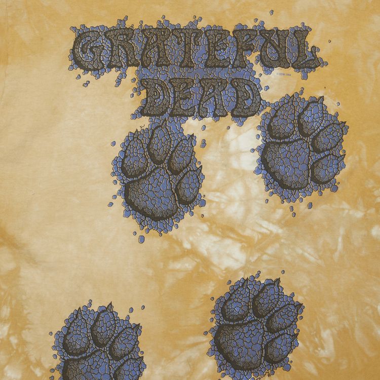 Vintage Grateful Dead Panther T Shirt Yellow
