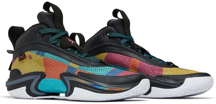 Air Jordan 36 GS Black Multi Color