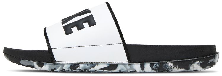 Nike Offcourt Slide Marble   Black White