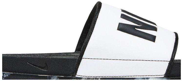 Nike Offcourt Slide Marble   Black White