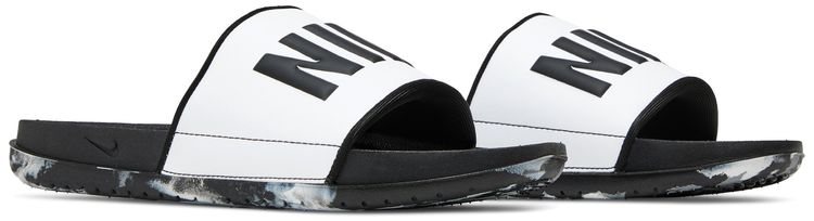 Nike Offcourt Slide Marble   Black White