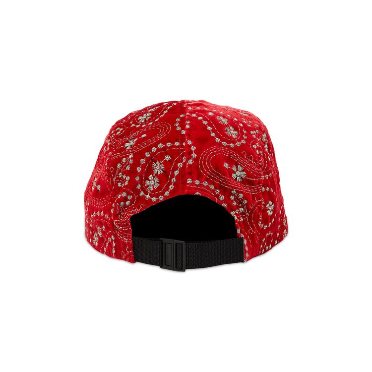 Buy Supreme Velvet Paisley Camp Cap 
