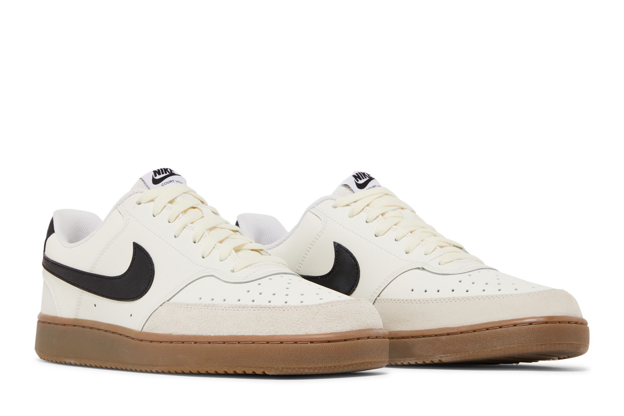 Buy Court Vision Low 'White Black Gum' - FQ8075 133 | GOAT