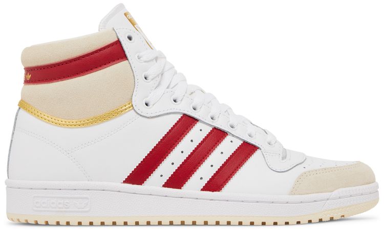 Adidas Top Ten High White Team Victory Red