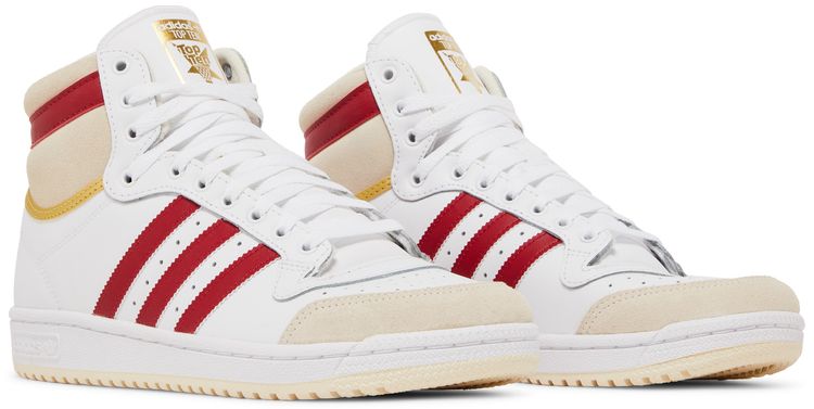 Adidas Top Ten High White Team Victory Red