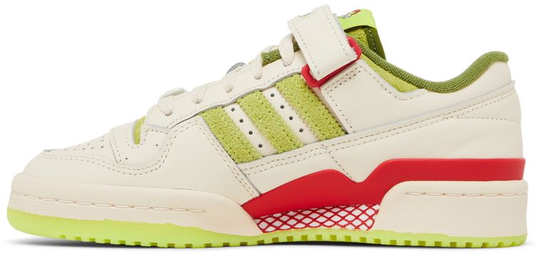Dr Seuss x adidas Forum Low J The Grinch   Cream White