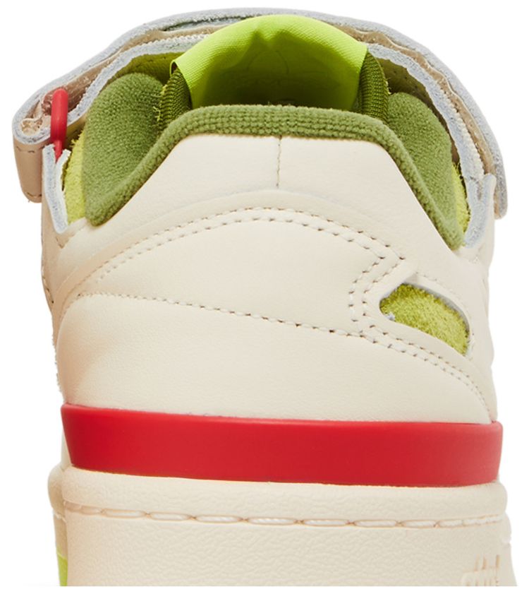 Dr Seuss x adidas Forum Low J The Grinch   Cream White