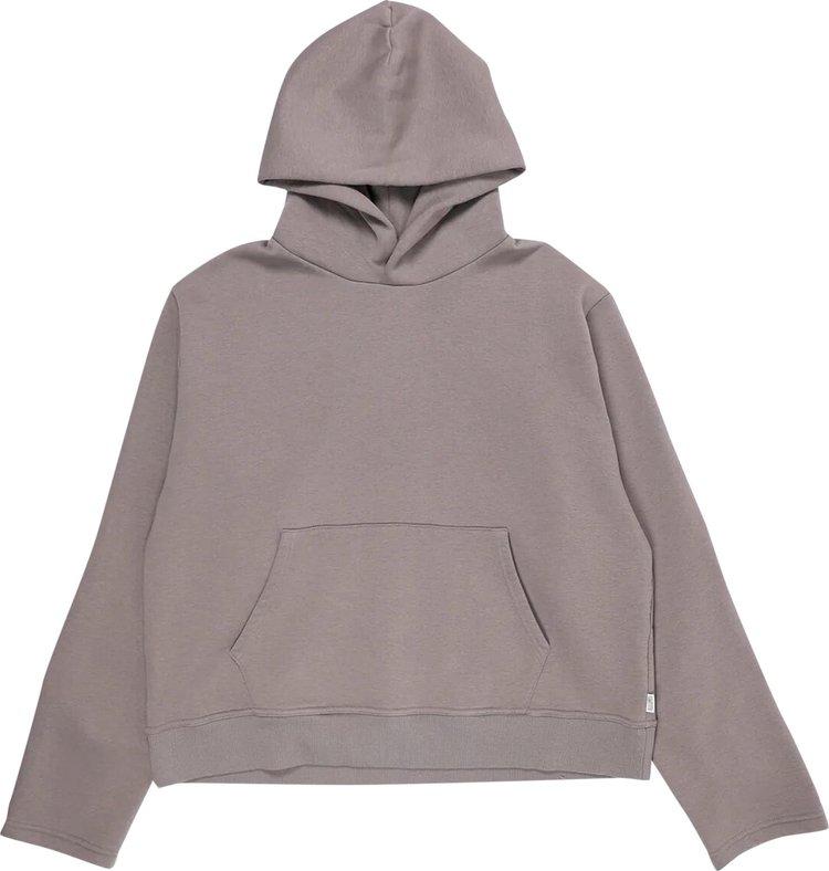 MM6 Maison Margiela Brushed Jersey Hoodie Taupe