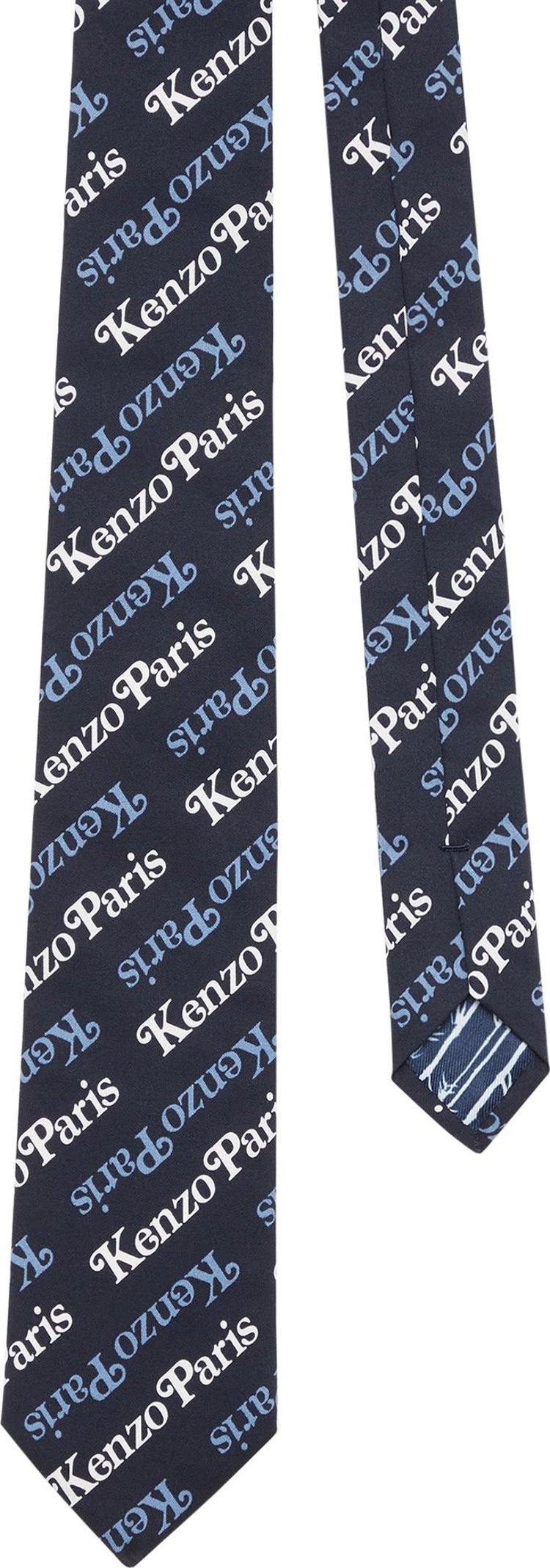 Kenzo 7cm Tie Midnight Blue