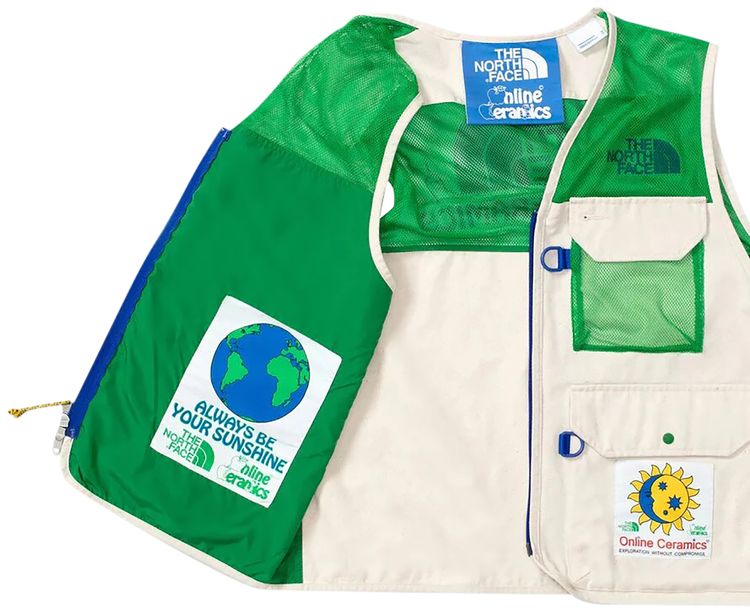 The North Face x Online Ceramics M66 Utility Field Vest Raw Undyed