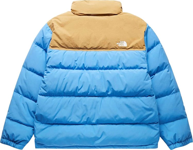 The North Face 95 Low Fi Hi Tek Nuptse Super Sonic BlueUtility Brown