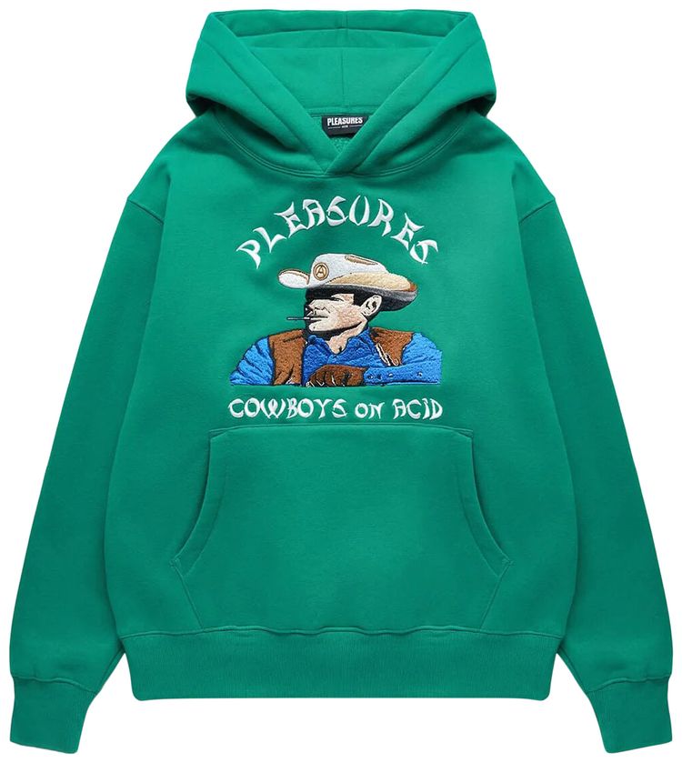 Pleasures Rhythm Hoodie Green
