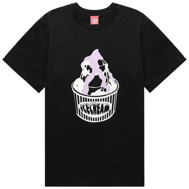 Icecream Cup T Shirt Black
