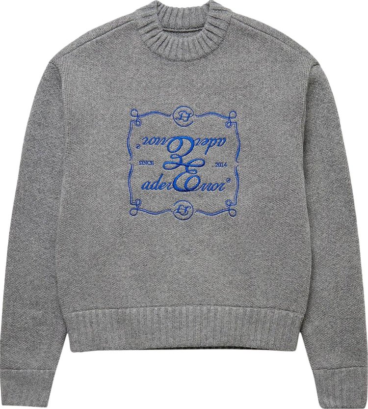 Ader Error Decal Logo Knit 'Grey'