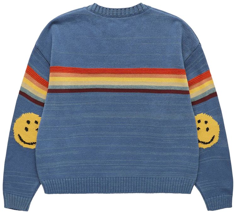Kapital 5G Knit Rainbow Sweater Blue