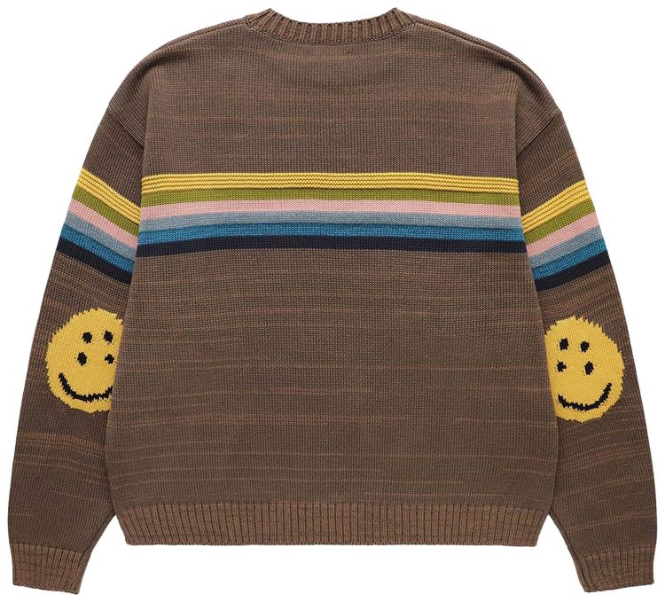 Kapital 5G Knit Rainbow Sweater Brown