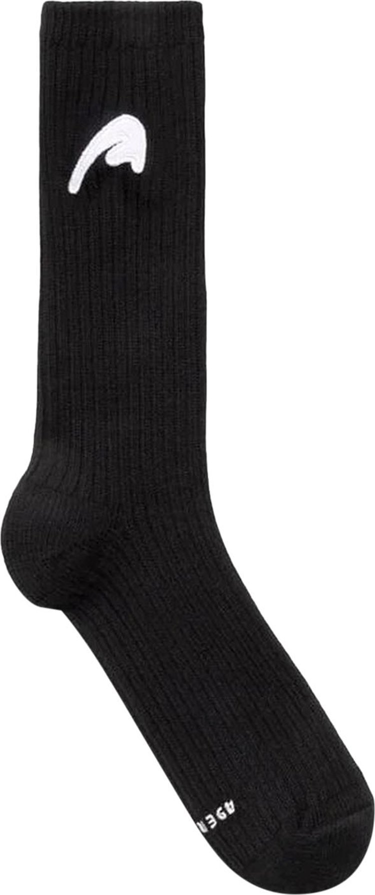 Ader Error A-PEEC Logo Socks 'Black'