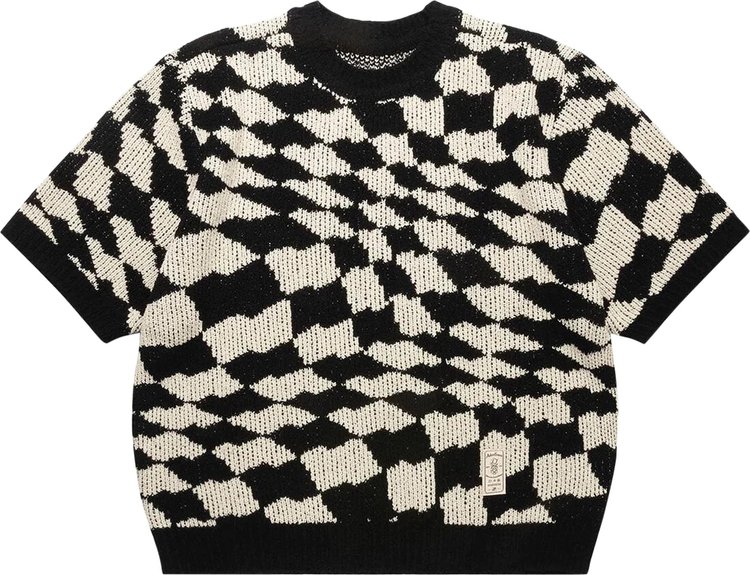 Ader Error Wave Knit Sweater 'Black'