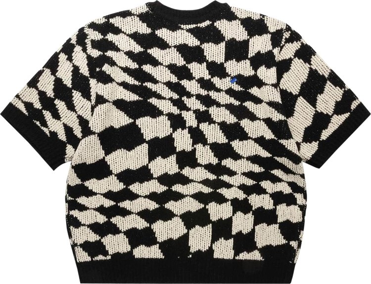 Ader Error Wave Knit Sweater Black