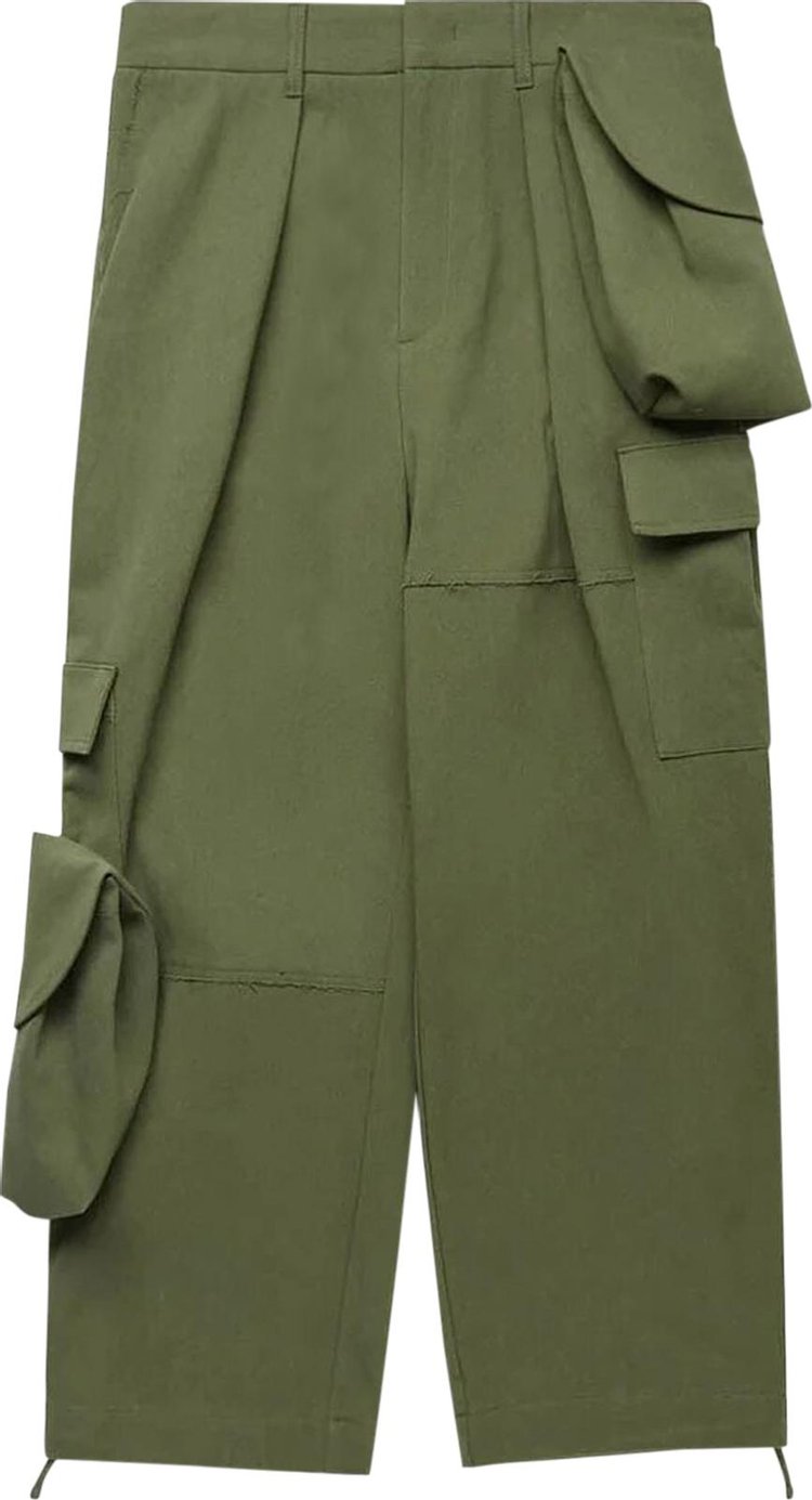 Ader Error Tard Trousers Khaki