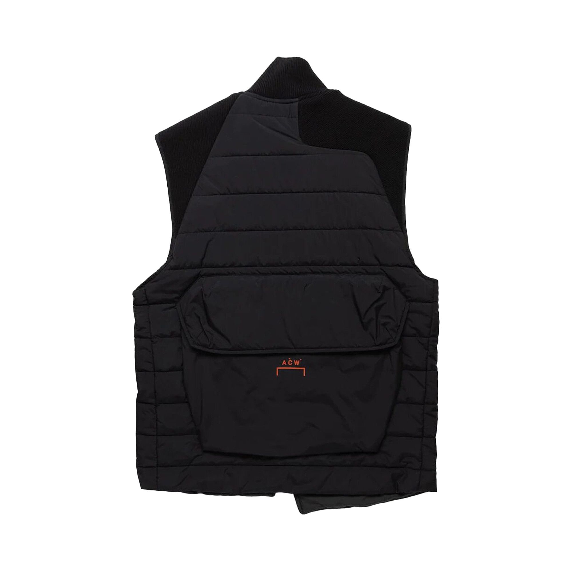 Buy A-Cold-Wall* Asymmetric Padded Gilet 'Black' - ACWMO142 BLAC | GOAT