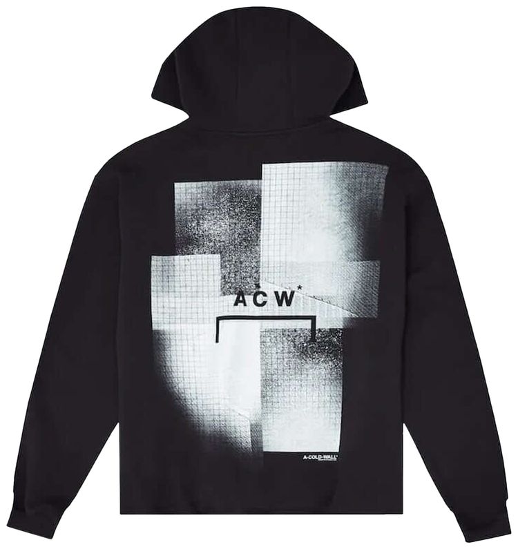 A Cold Wall Brutalist Hoodie Black