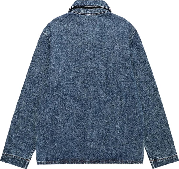 APC Kerlouan Logo Jacket Washed Indigo