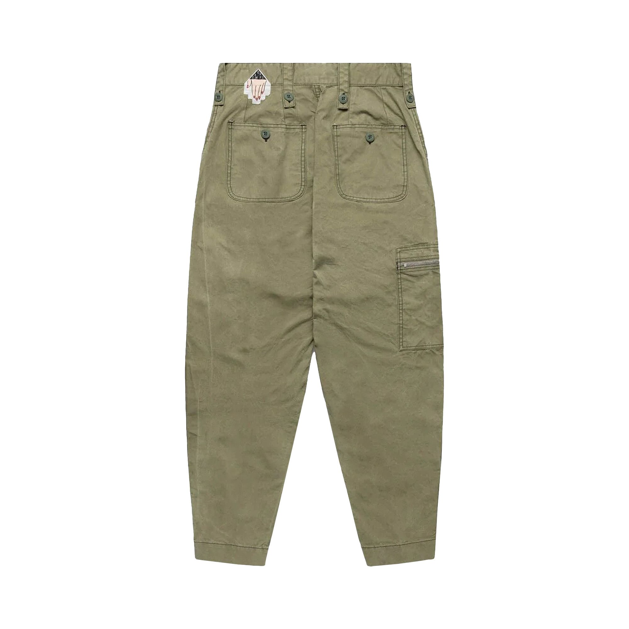 Buy Cav Empt Yosarian Pants #5 'Green' - CES24PT16 GREE | GOAT
