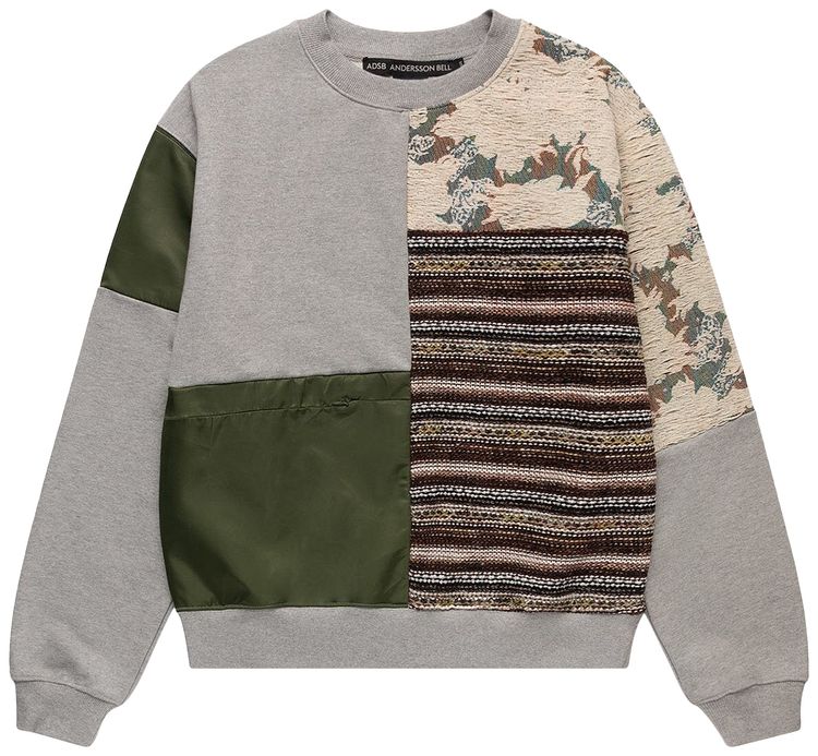 Andersson Bell Seoul23 Contrast Sweatshirt Grey