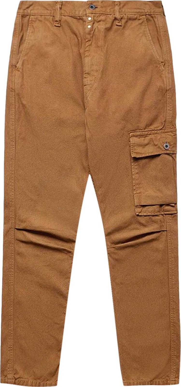 Kapital Light Canvas Ringoman Cargo Pants Gold